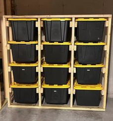 Storage Tote Rack - Standard Size